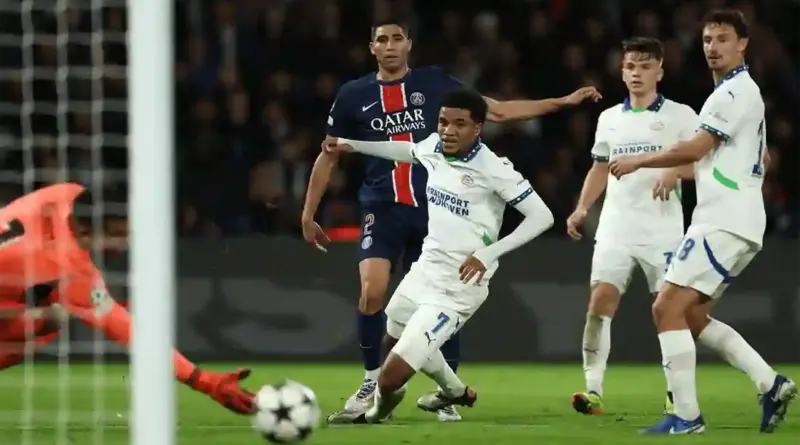 Ligue des champions : le PSG tenu en échec par le PSV Eindhoven au Parc des Princes (1-1) – Vidéo