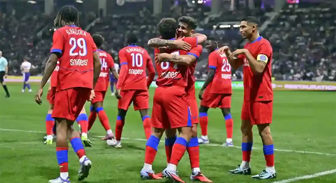 Ligue 1: La Machine à Buts du PSG Détruit Toulouse à Domicile – Vidéo