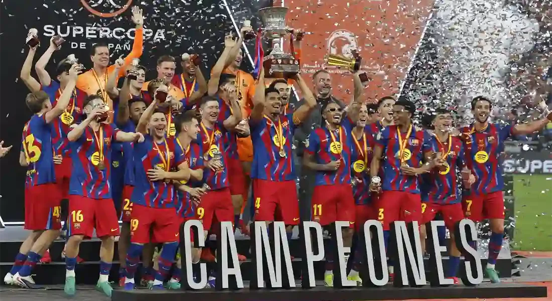 Supercoupe d’Espagne : le FC Barcelone conserve son trône face au Real Madrid (3-2) – Vidéo