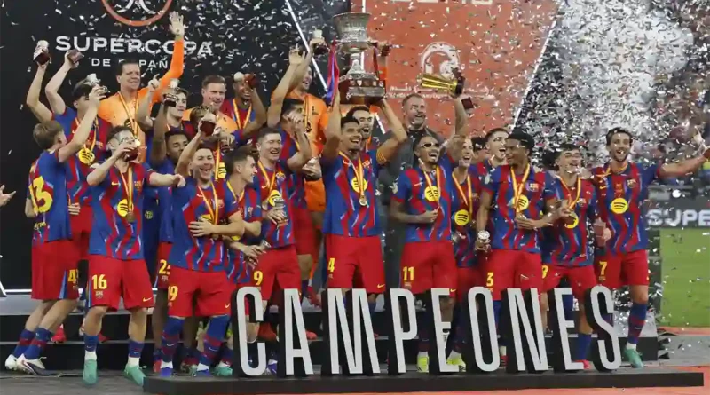 Supercoupe d’Espagne : le FC Barcelone conserve son trône face au Real Madrid (3-2) – Vidéo