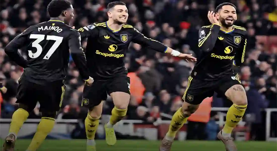 Premier League : Manchester United surprend Arsenal à l’Emirates – Vidéo