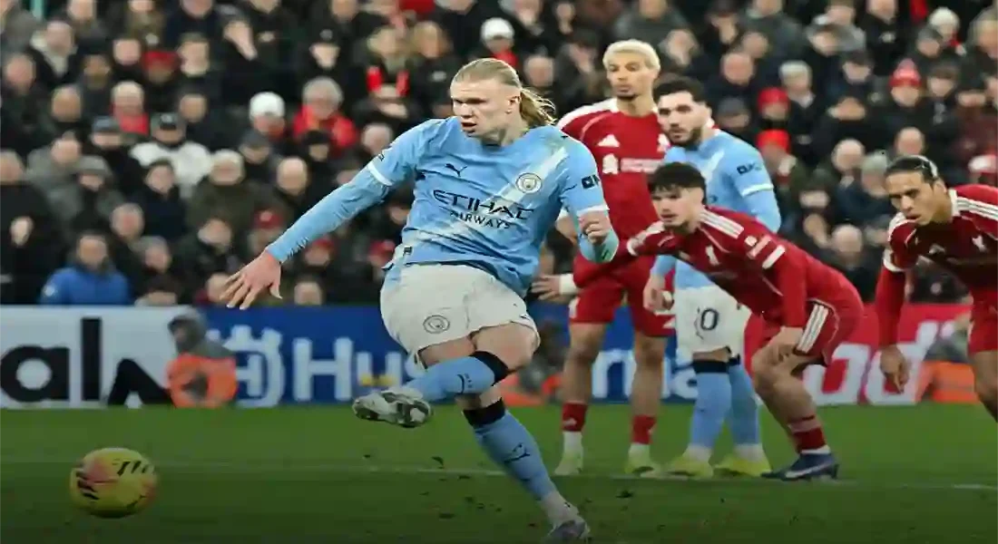 Premier League :  Manchester City domine Liverpool à Anfield – Vidéo