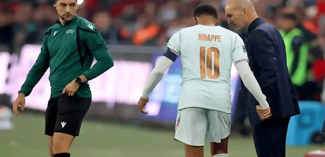 Ligue des Nations : Zidane débute par une victoire avec la France, Mbappé blessé Ligue des Nations : Zidane débute par une victoire avec la France, Mbappé blessé